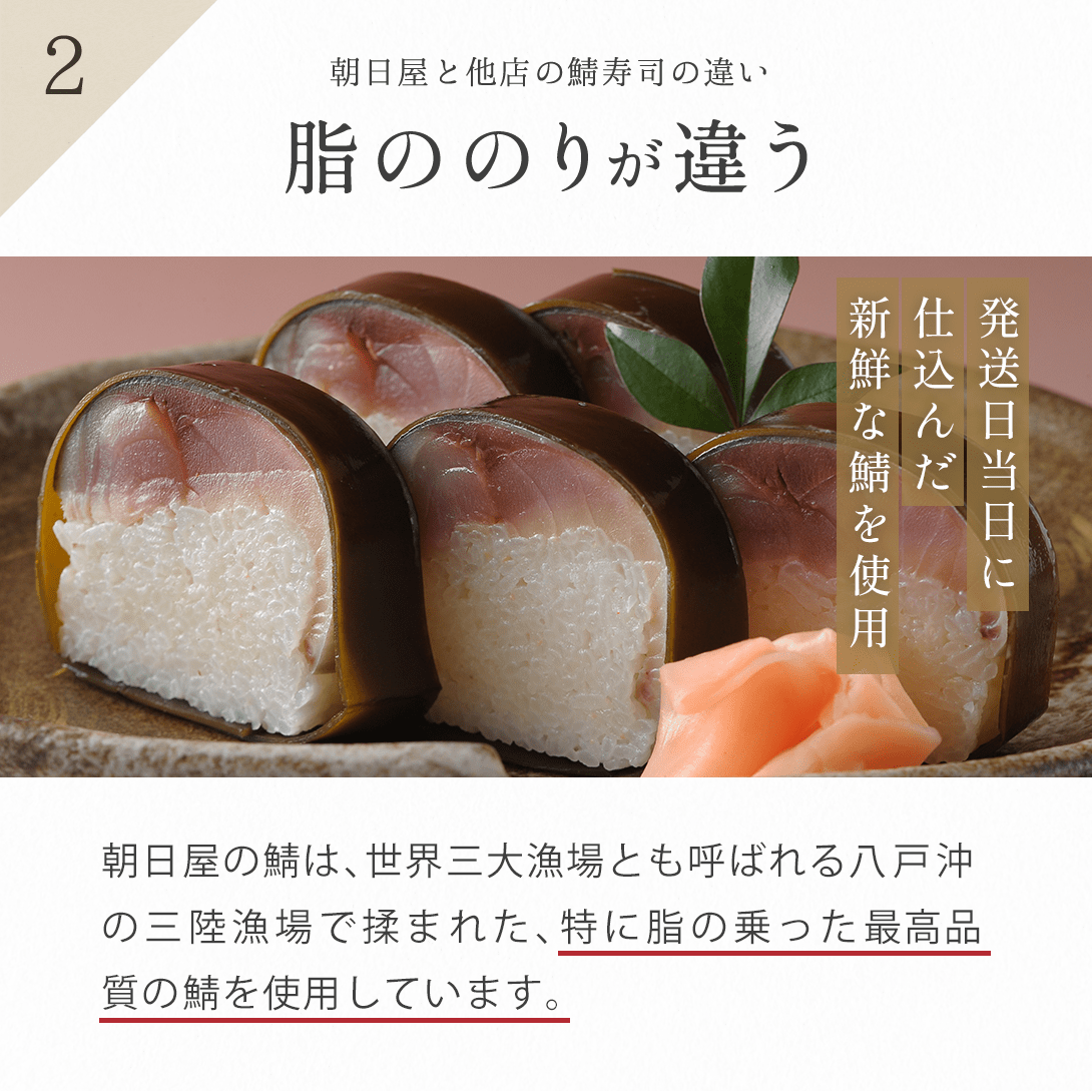 名物 鯖の棒寿司【極み】（旧 特上）