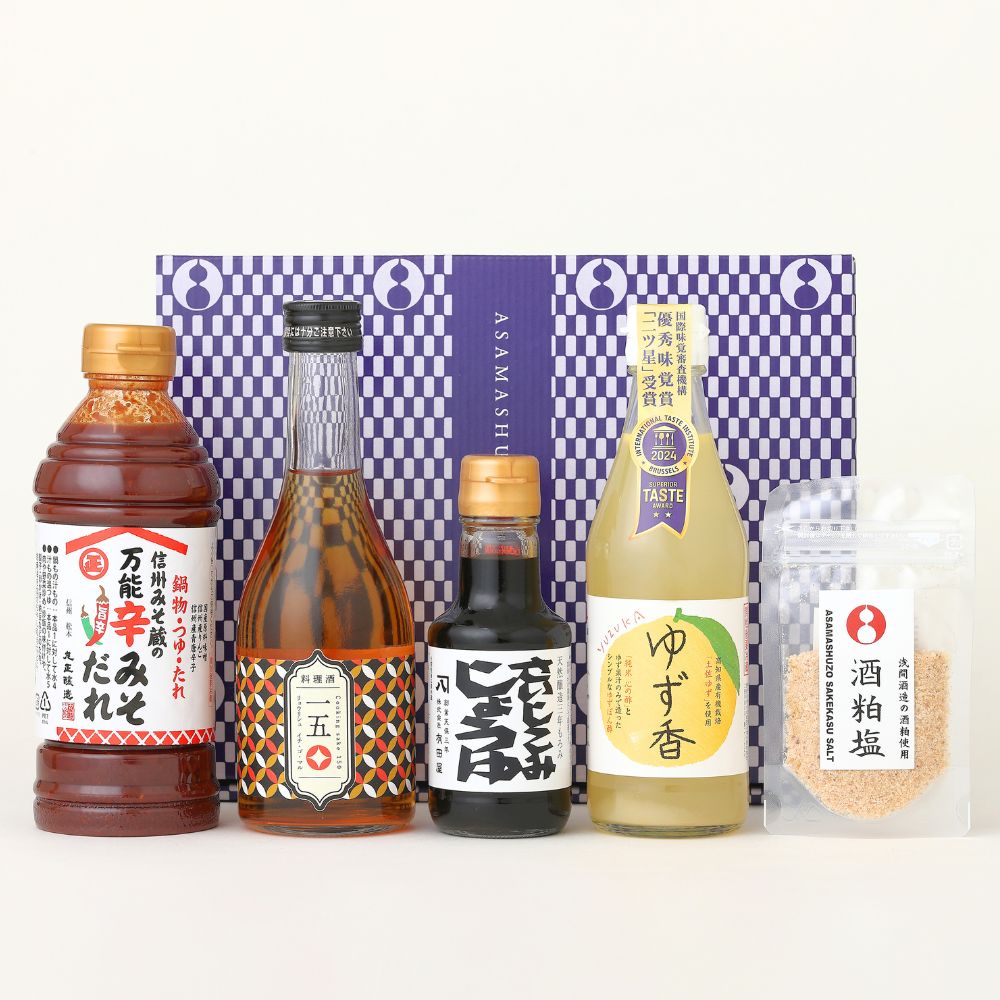 【お歳暮・ギフト】酒蔵のこだわり調味料セット【紙袋付き】
