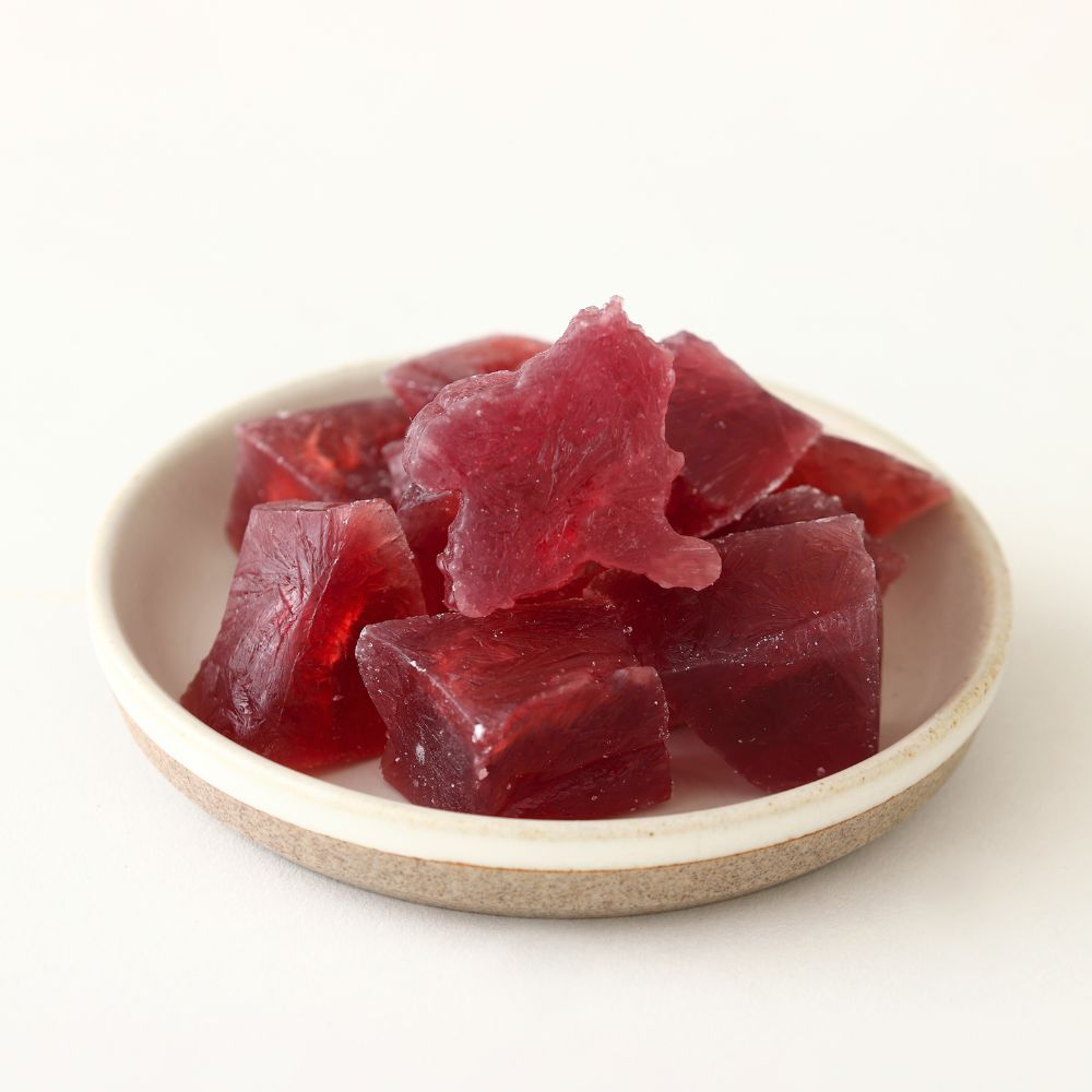 つる舞う群馬の琥珀糖（ブルーベリー）