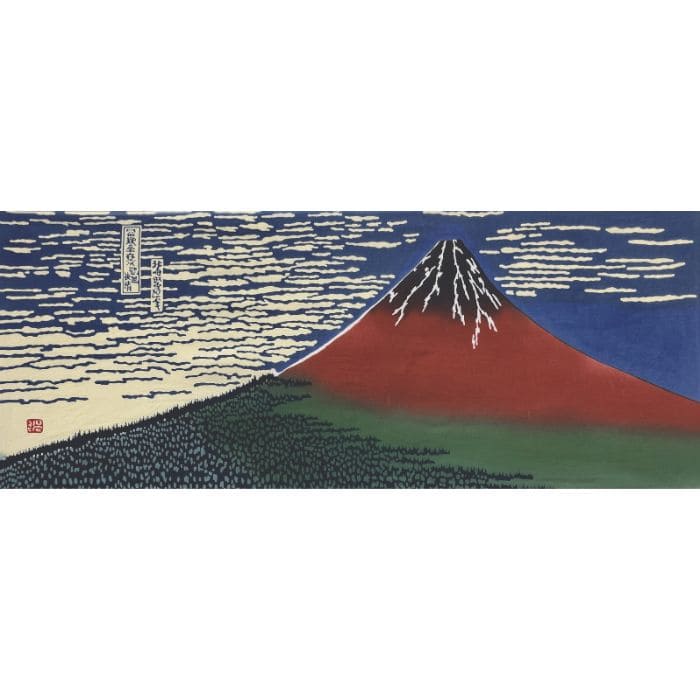 【東京新聞で紹介】手ぬぐい 「凱風快晴」