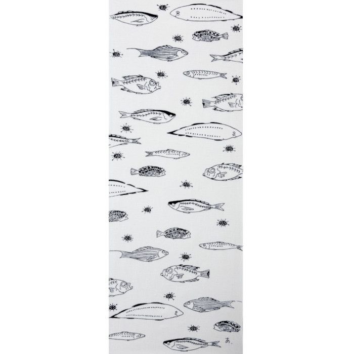 手ぬぐい 「さかな」