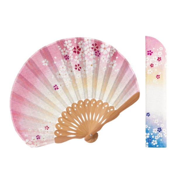 扇子袋セット「桜ぼかし」