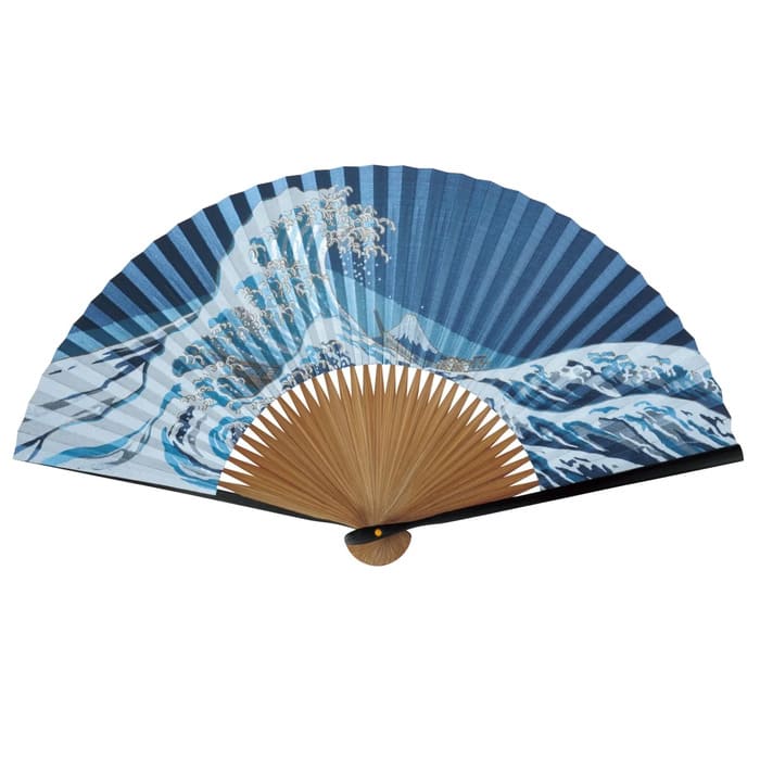 扇子「浪富士」