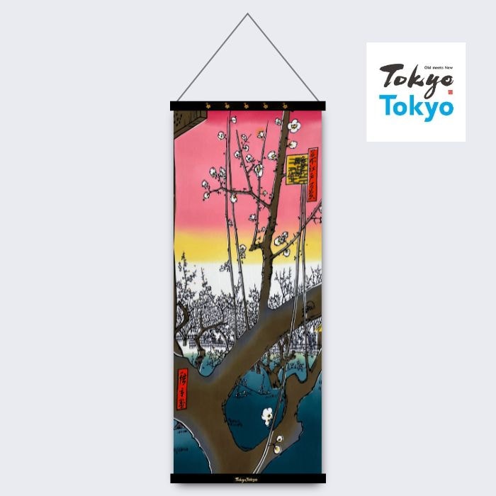 【Tokyo Tokyo選定】アートフレームと絵てぬぐい「亀戸梅屋舗」