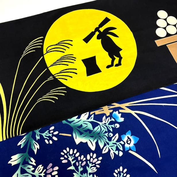 手ぬぐい 「お月見」