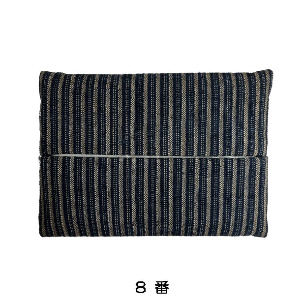 【古布】 ティッシュケース「縞（アソート）」