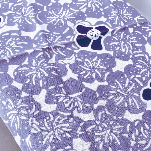 手ぬぐい 「花（紫）」