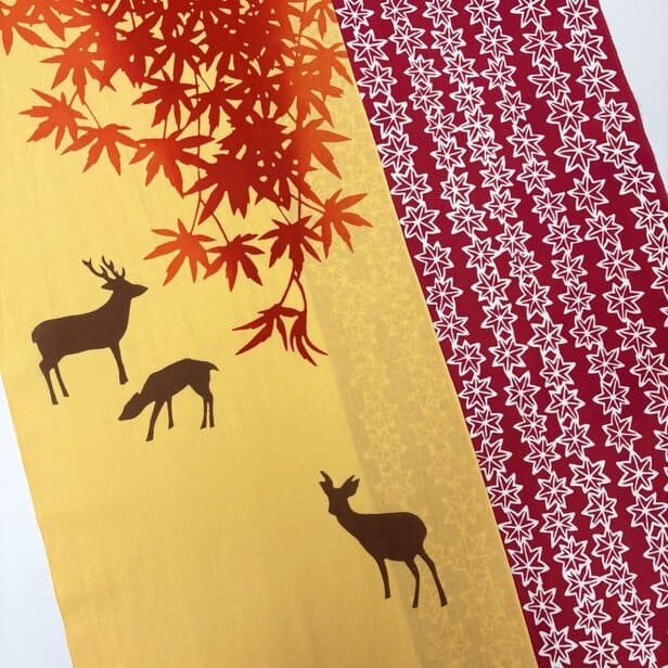 手ぬぐい 「日本の秋・奈良公園」