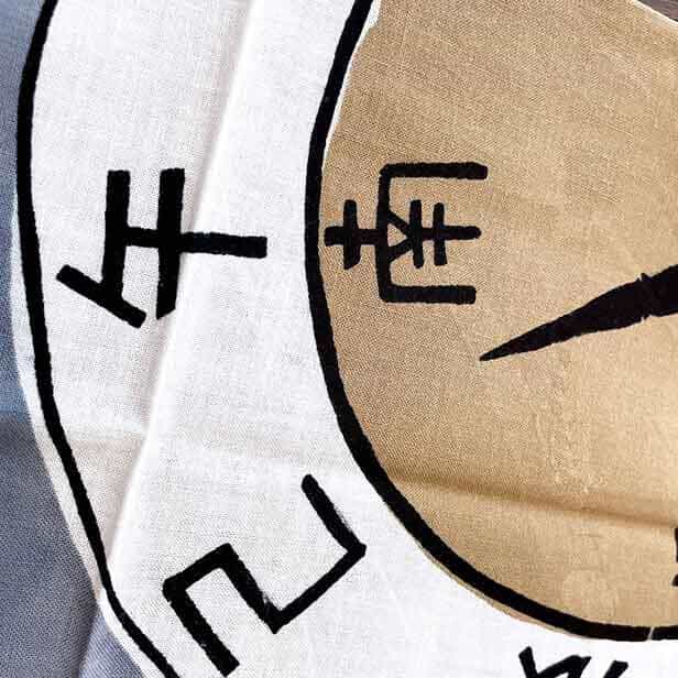 手ぬぐい「毛抜」