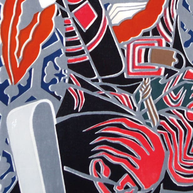 手ぬぐい「毛抜」