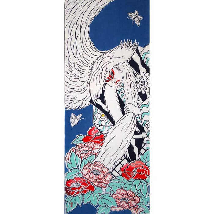手ぬぐい 「鏡獅子」