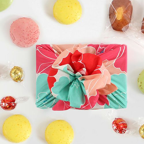 小風呂敷 「ひめむすび 牡丹（レッド）」