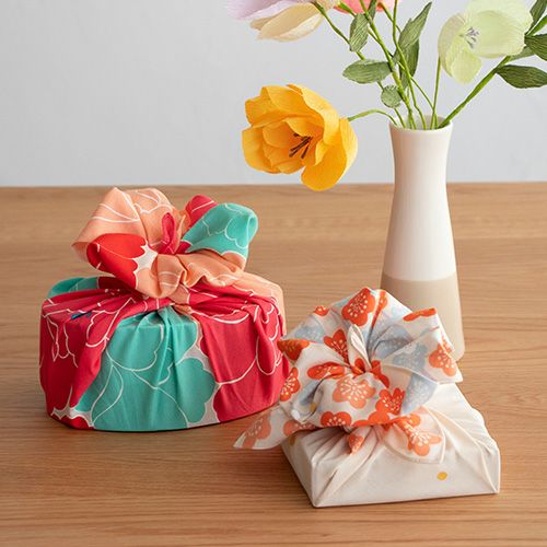 小風呂敷 「ひめむすび 牡丹（レッド）」