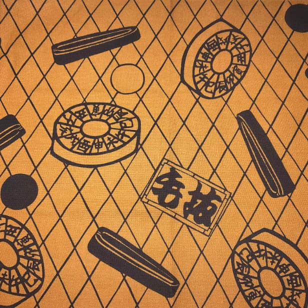 手ぬぐい「毛抜」