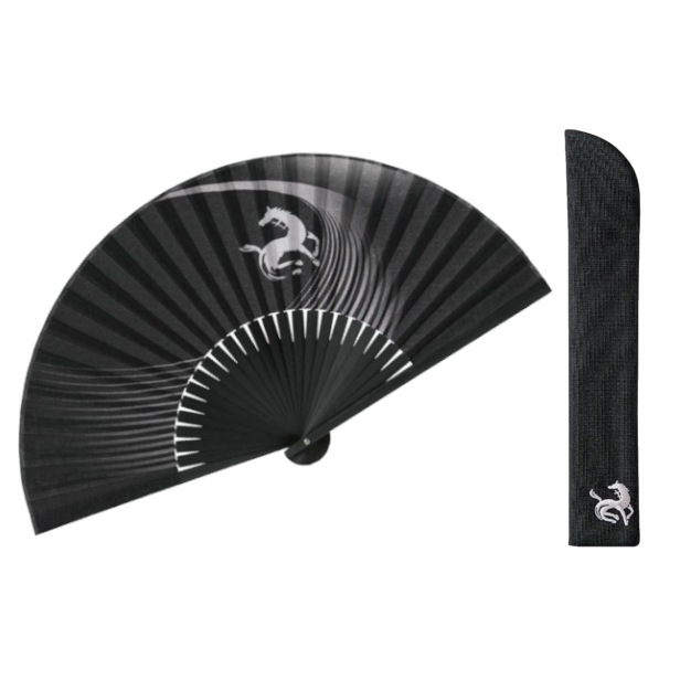 【数量限定】干支ギフトセット「手ぬぐい 天翔ける神馬 × 扇子袋セット うま」