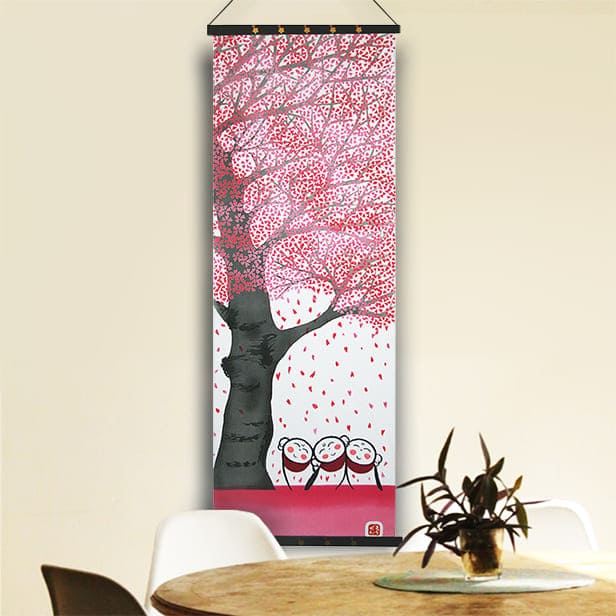 手ぬぐい 「桜地蔵」