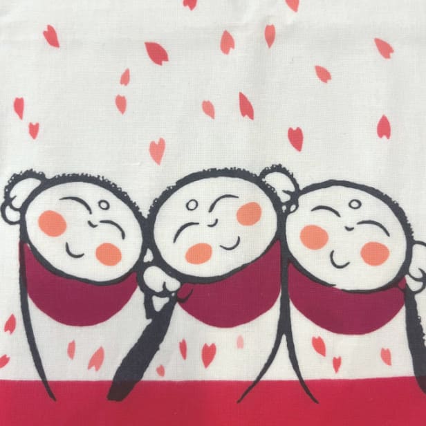 手ぬぐい 「桜地蔵」