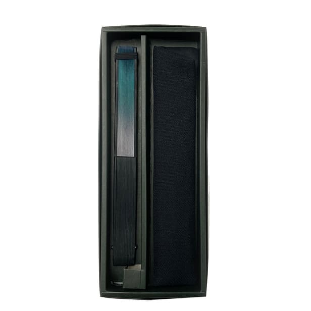 扇子袋セット「段ぼかし(紺)」