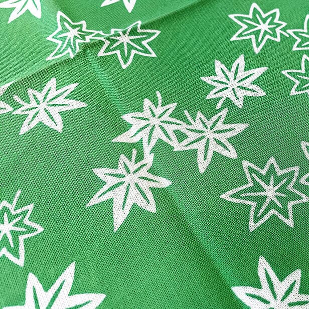 手ぬぐい「紅葉（グリーン）」