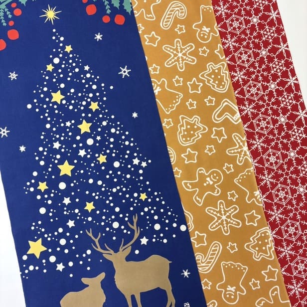 手ぬぐい「クリスマスツリー」