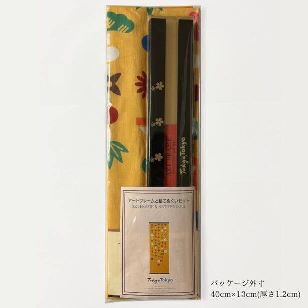 【Tokyo Tokyo選定】アートフレームと絵てぬぐい「吊り飾り」