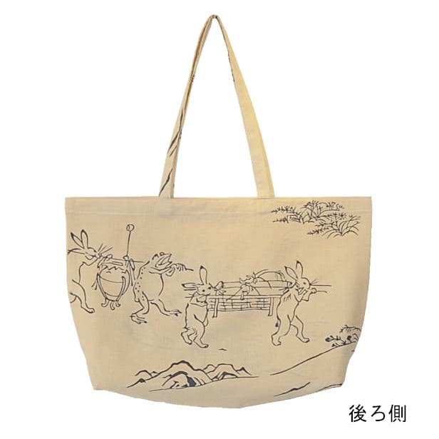 手ぬぐいトートバッグ「鳥獣戯画」