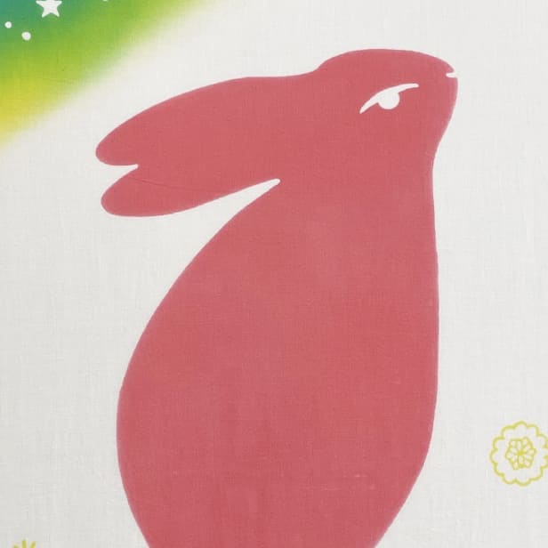 手ぬぐい 「星空うさぎ」