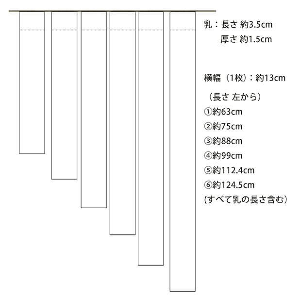 手織り藍染めのれん