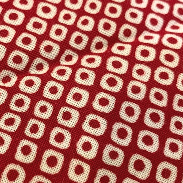 手ぬぐい「疋田（赤・紅赤）」