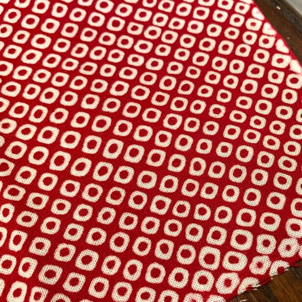 手ぬぐい「疋田（赤・紅赤）」