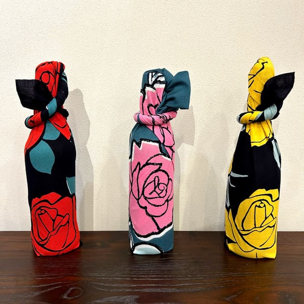 手ぬぐい 「バラ(黄)」