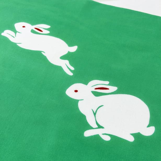 干支手ぬぐい 「ホップ・ステップ・ジャンプ」