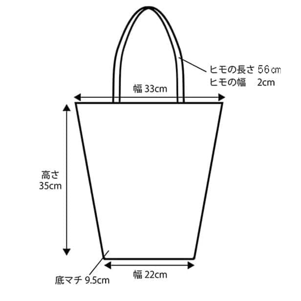 手ぬぐいトートバッグ「隈取市松(柿色)」