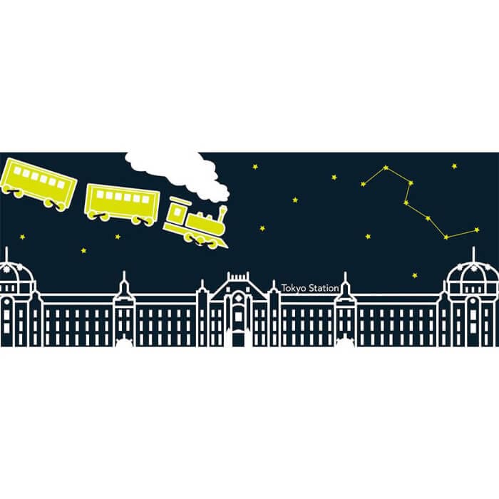 手ぬぐい「銀河鉄道」