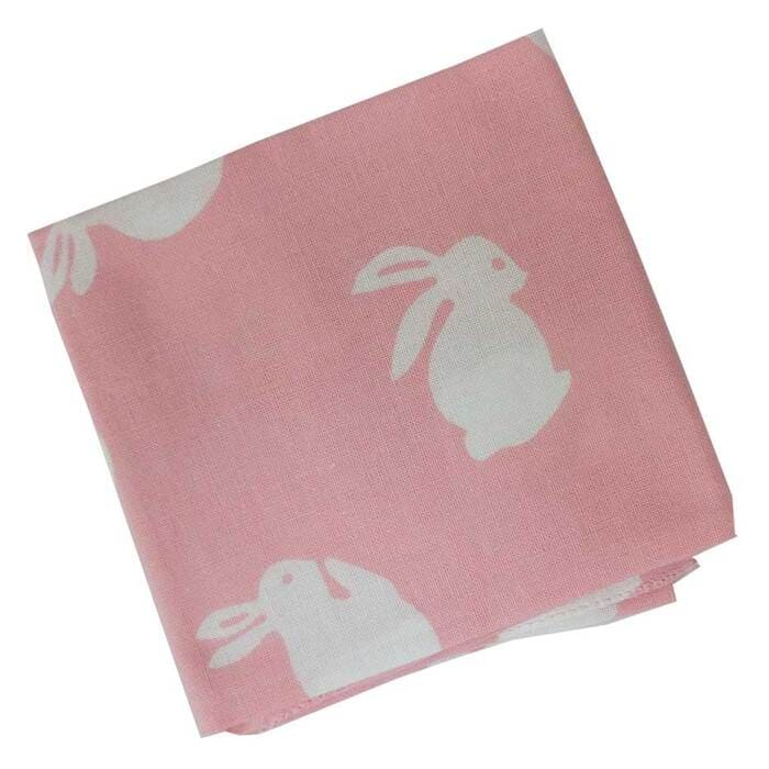 手ぬぐいハンカチ 「うさぎ(A)(B)」