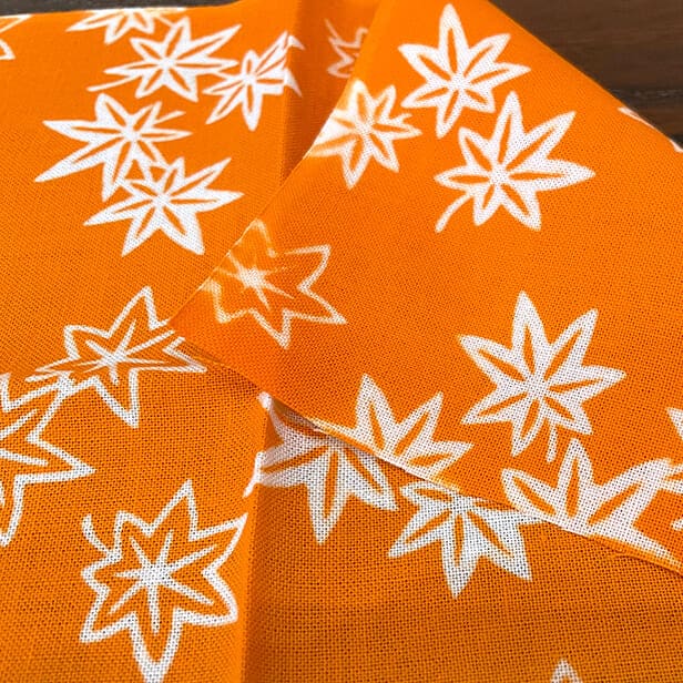 手ぬぐい 「紅葉（オレンジ）」