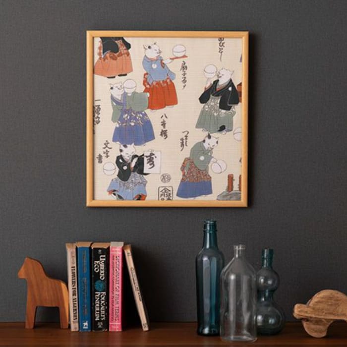 シャンタンチーフ 「流行猫の曲手まり」