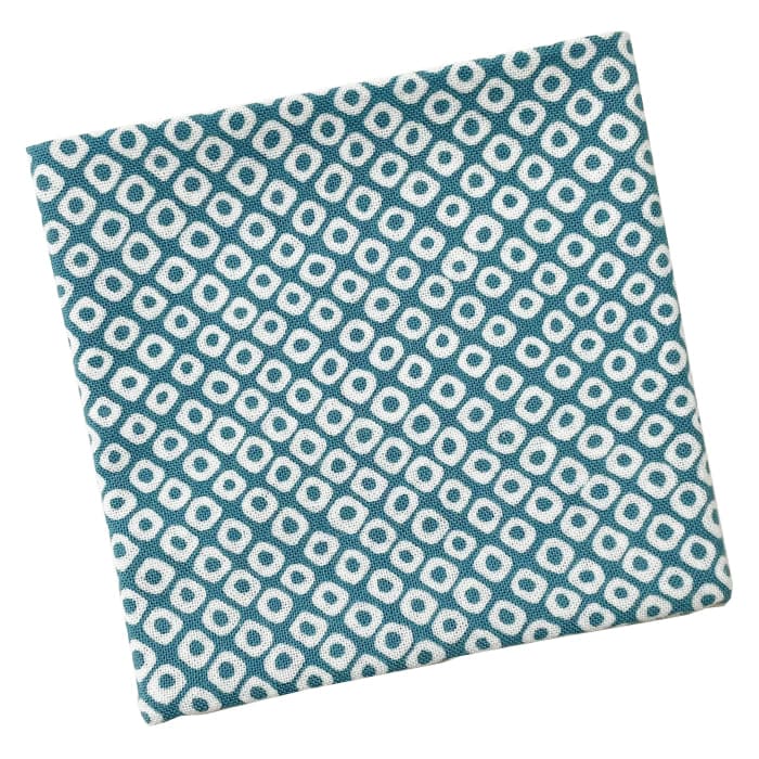 手ぬぐいハンカチ 「疋田（水色）」