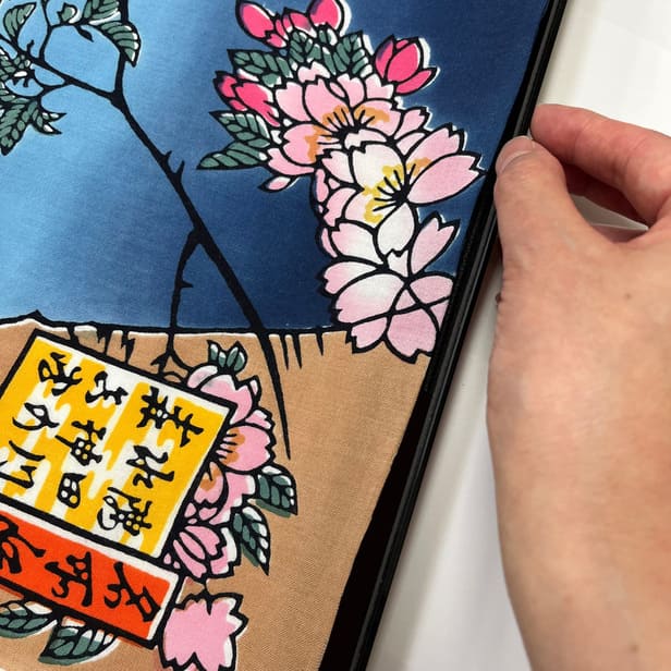 【Tokyo Tokyo選定】アートフレームと絵てぬぐい「隅田川水神の森」