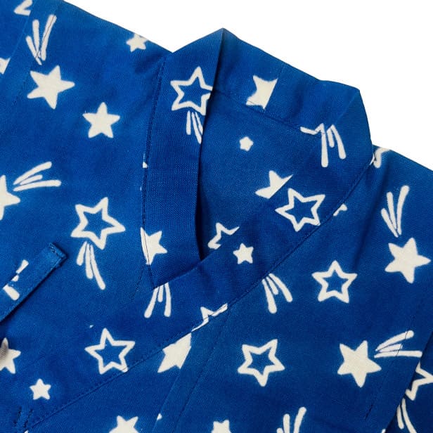 手ぬぐい赤ちゃん甚平「星」