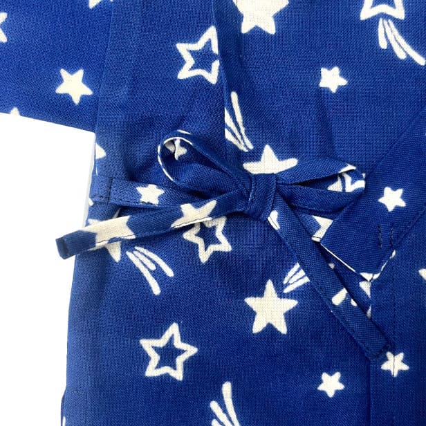 手ぬぐい赤ちゃん甚平「星」