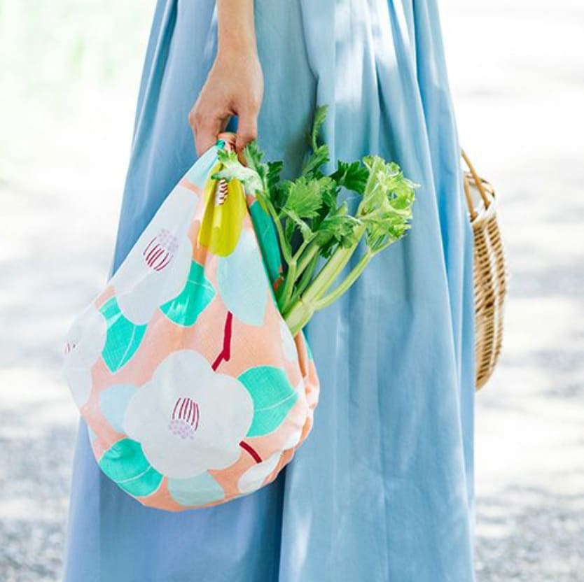 風呂敷 「ひめむすび つばき （サーモンピンク）」