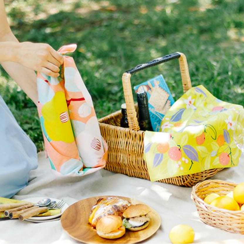 風呂敷 「ひめむすび つばき （サーモンピンク）」