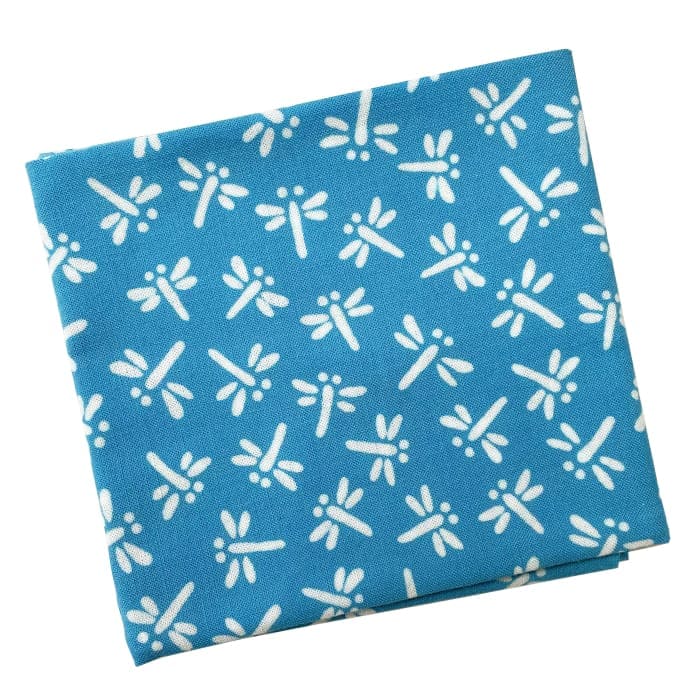 手ぬぐいハンカチ 「トンボ(青)」