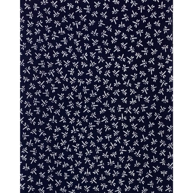 手ぬぐいハンカチ 「トンボ（紺）」