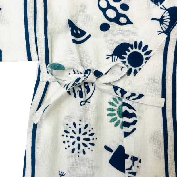手ぬぐい赤ちゃん甚平「夏の思い出」