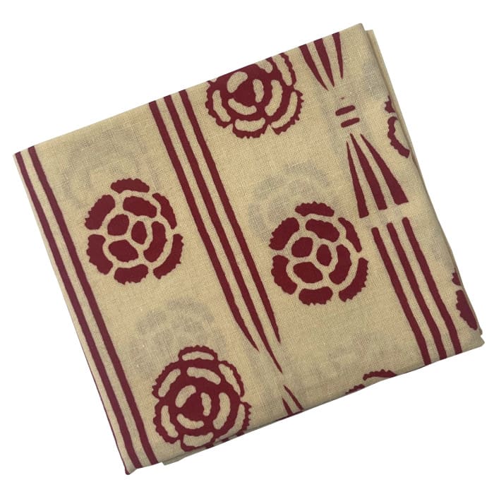 手ぬぐいハンカチ 「カーネーション」