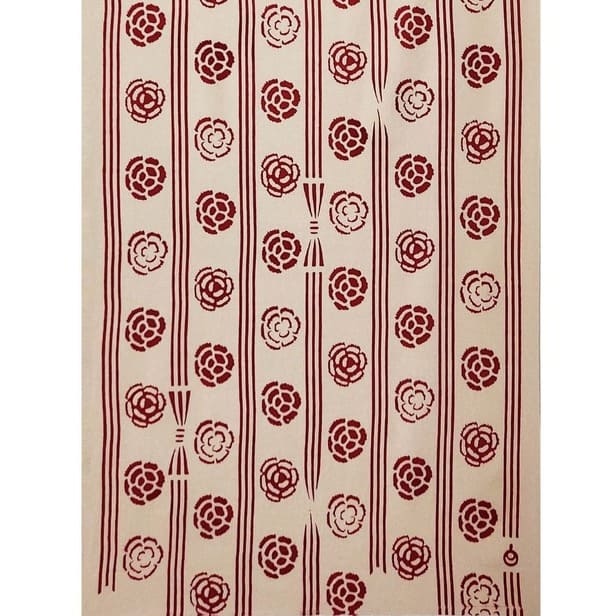 手ぬぐいハンカチ 「カーネーション」