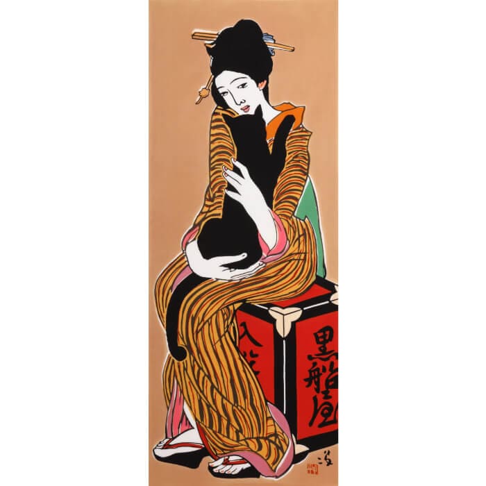 手ぬぐい「黒船屋」｜麻布十番麻の葉オンラインショップ