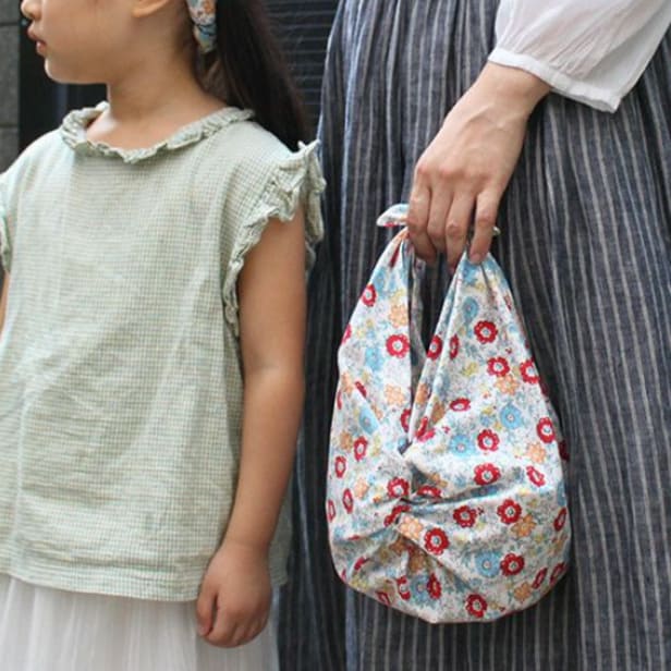 風呂敷 「こはれ ミニブーケ(赤)」